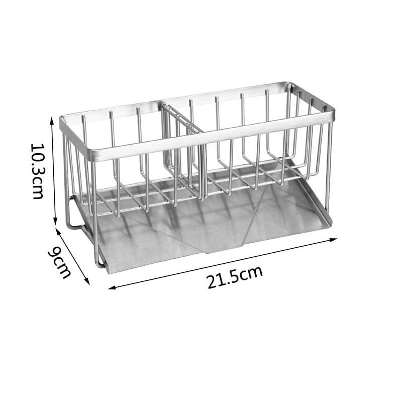 Kệ INOX Để Đồ Rửa Chén Bát Lavabo
